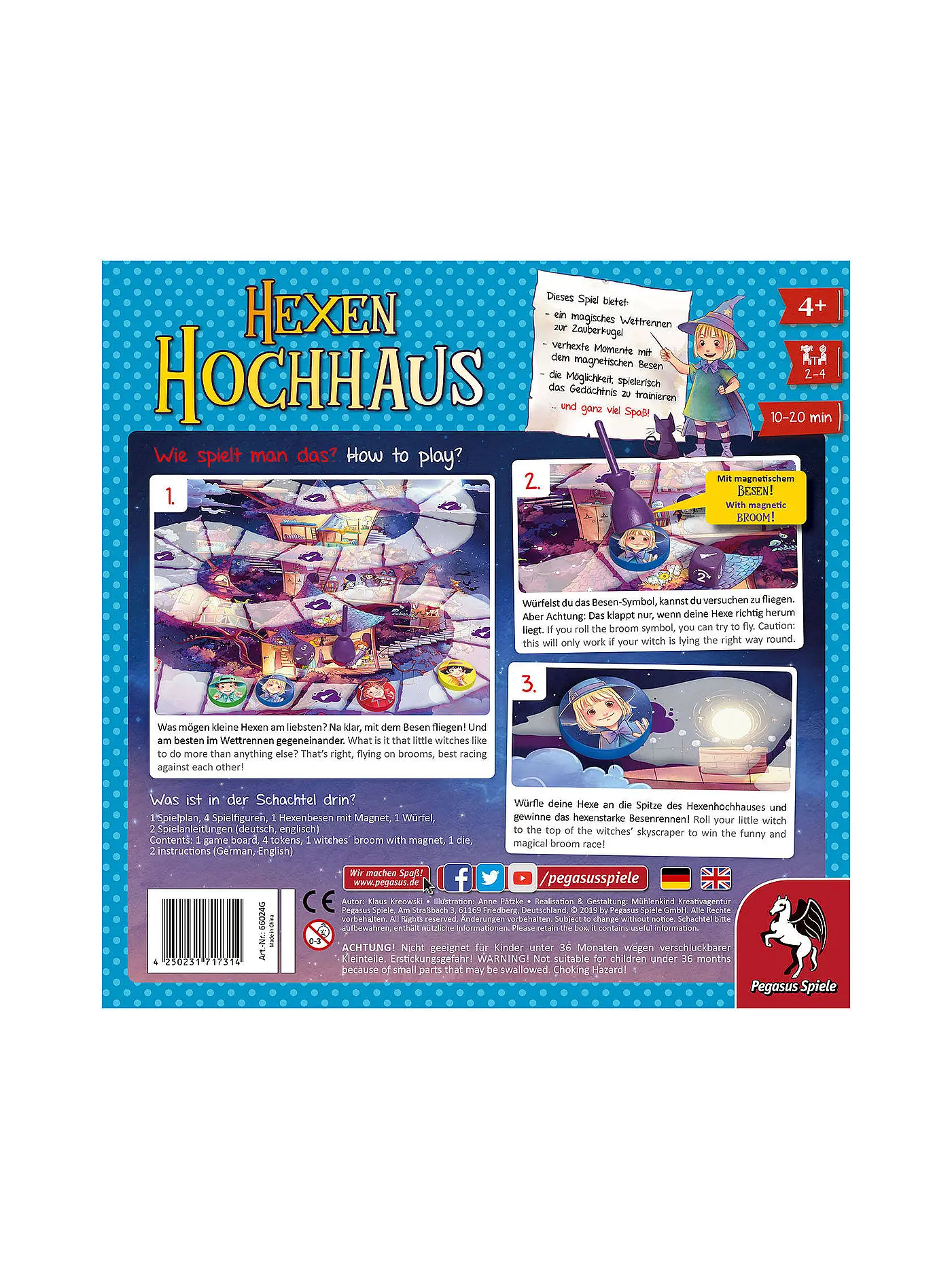 PEGASUS | Brettspiel - Hexenhochhaus | 